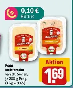 REWE popp Meistersalat Angebot