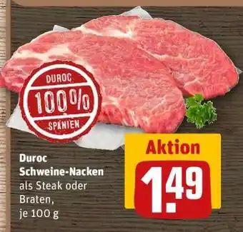 REWE Duroc Schweine-Nacken Angebot
