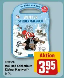 REWE Trötsch Mal- und Stickerbuch Kleiner Maulwurf³ Angebot