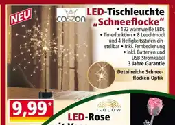 Norma LED-Tischleuchte „Schneeflocke“ Angebot