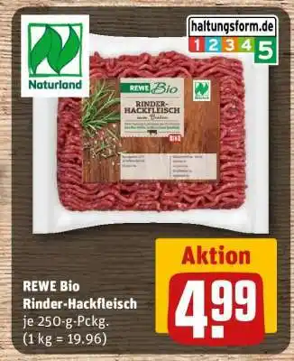 REWE REWE Bio Rinder-Hackfleisch Angebot