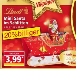 Norma Mini Santa im Schlitten Angebot
