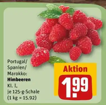 REWE Himbeeren Angebot
