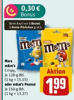 REWE MARS m&m’s Angebot