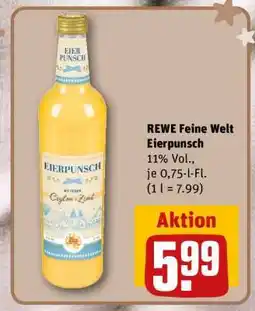 REWE REWE Feine Welt Eierpunsch Angebot