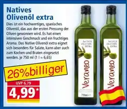 Norma Natives Olivenöl extra Angebot
