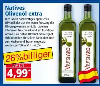 Norma Natives Olivenöl extra Angebot