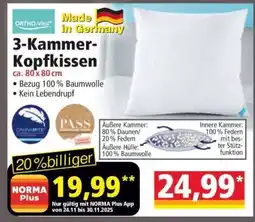 Norma 3-Kammer- Kopfkissen Angebot