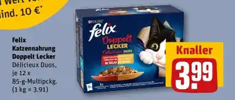 REWE Felix Katzennahrung Doppelt Lecker Angebot