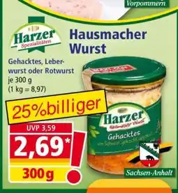 Norma Hausmacher Wurst Angebot