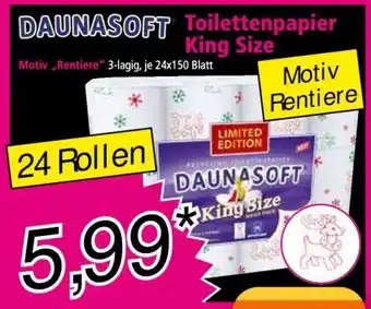 Norma DAUNASOFT Toilettenpapier King Size Angebot