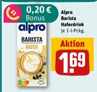 REWE Alpro Barista Haferdrink Angebot