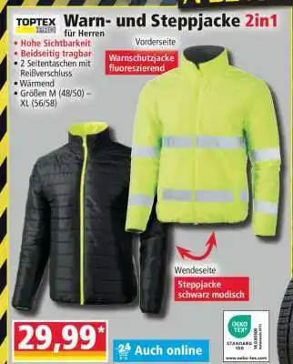 Norma Warn- und Steppjacke 2in1 Angebot