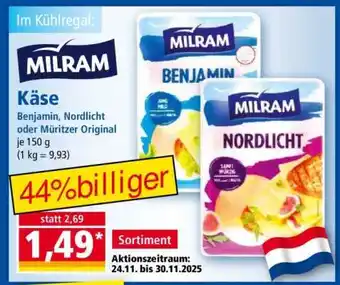 Norma Käse Benjamin, Nordlicht oder Müritzer Original Angebot