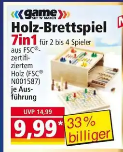 Norma Holz-Brettspiel 7in1 Angebot