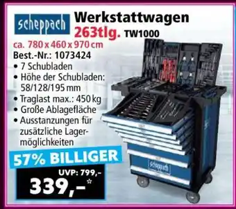 Norma Werkstattwagen 263tlg. TW1000 Angebot