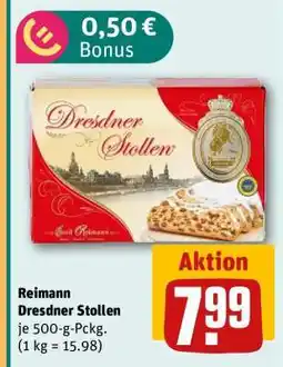 REWE Reimann Dresdner Stollen Angebot
