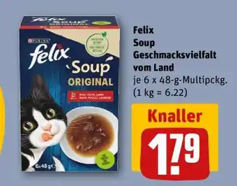 REWE Felix Soup Geschmacksvielfalt vom Land Angebot