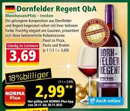 Norma Dornfelder Regent QbA Angebot