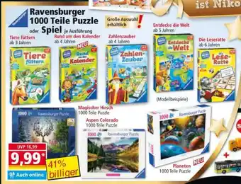 Norma Ravensburger 1000 Teile Puzzle Angebot
