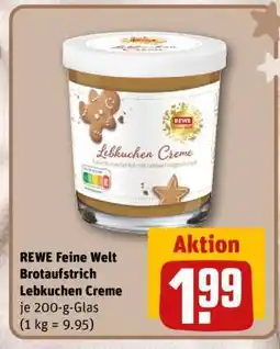 REWE REWE Feine Welt Brotaufstrich Lebkuchen Creme Angebot