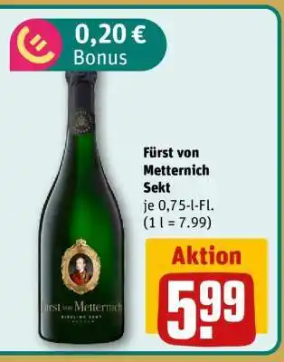 REWE FÜRST VON METTERNICH Sekt Angebot