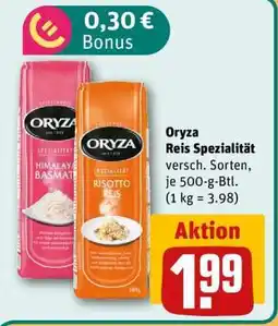 REWE Oryza Reis-Spezialität Angebot