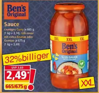 Norma Ben’s Original Sauce Angebot