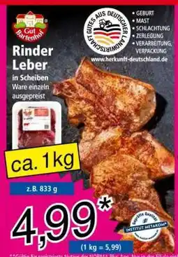 Norma Rinder-Leber Angebot