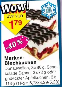 Wiglo Wunderland Marken Blechkuchen Angebot