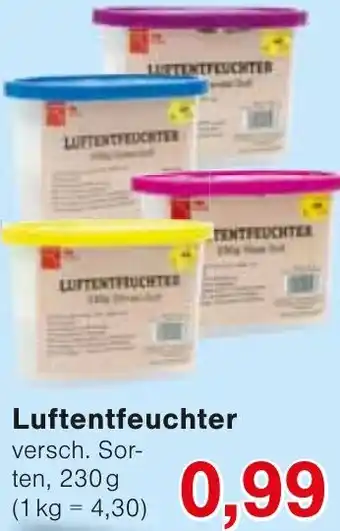 Wiglo Wunderland Luftentfeuchter Angebot