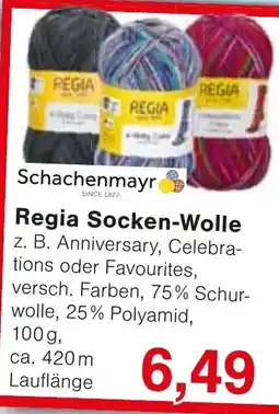 Wiglo Wunderland Schachenmayr Regia Socken-Wolle Angebot