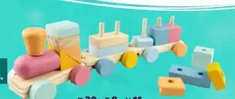 Thomas Philipps Holz Zug mit Bauklötzen Angebot