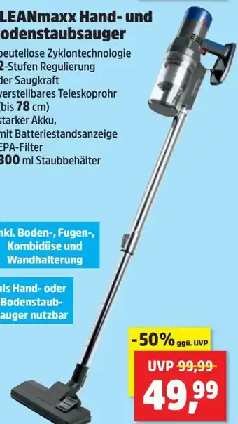 Thomas Philipps Clean Maxx Akku-Hand- & Bodenstaubsauger Angebot