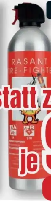 B1 Discount Baumarkt Feuerlöschspray Angebot