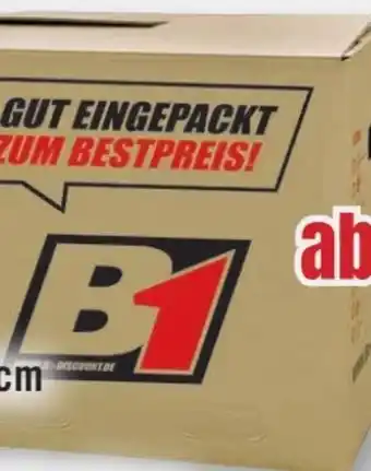 B1 Discount Baumarkt B1 Umzugskarton Angebot
