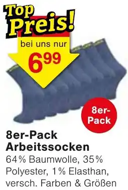 Wiglo Wunderland 8er-Pack Arbeitssocken Angebot