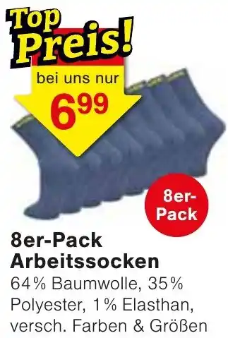 Wiglo Wunderland 8er-Pack Arbeitssocken Angebot