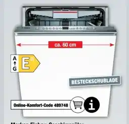 Ostermann Bosch Einbau-Geschirrspüler SMV46KX04E Angebot