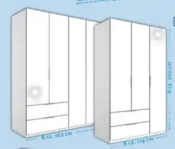 Trends Möbel Kleiderschrank Louve Angebot