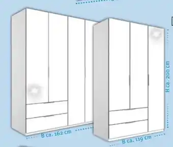 Trends Möbel Kleiderschrank Louve Angebot