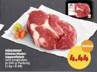 PENNY Mühlenhof Frisches Rinder Suppenfleisch 500g Angebot