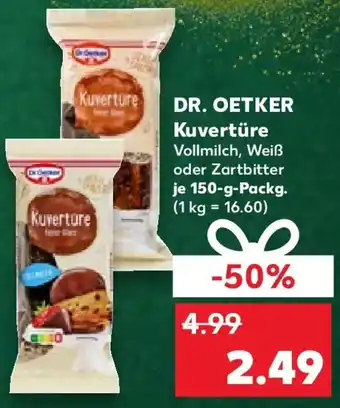 Kaufland DR. OETKER Kuvertüre Angebot