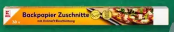 Kaufland K-CLASSIC Backpapier- Zuschnitte Angebot
