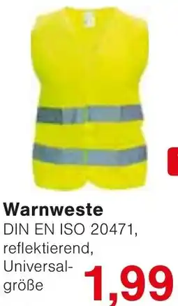 Wiglo Wunderland Warnweste Angebot