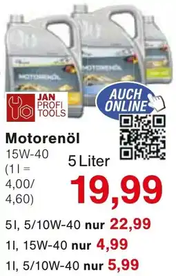 Wiglo Wunderland JAN PROFI TOOLS Motorenöl Angebot