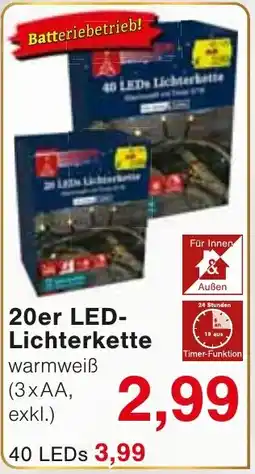 Wiglo Wunderland 20er LED-Lichterkette Angebot