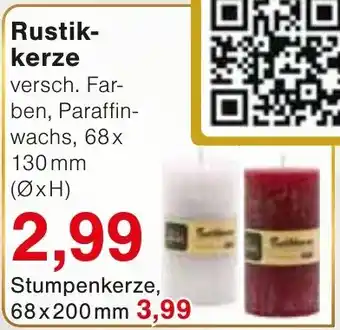 Wiglo Wunderland Rustikkerze Angebot