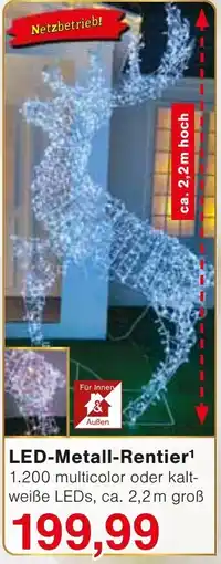 Wiglo Wunderland LED-Metall-Rentier Angebot