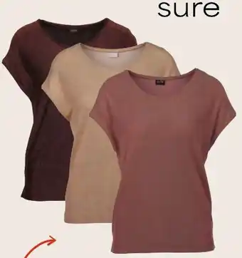 AWG Mode Sure Damen Lurex T-Shirt Angebot